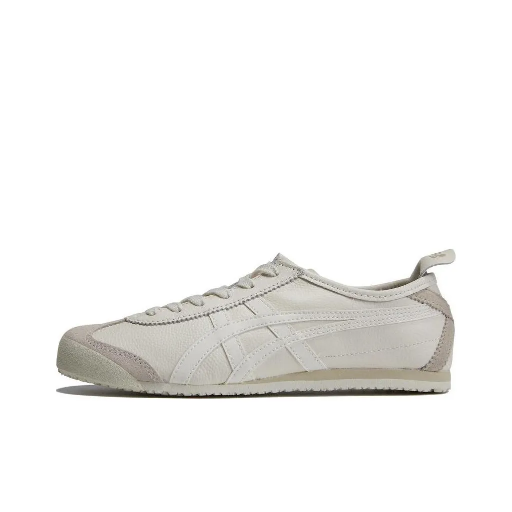 Onitsuka Tiger MEXICO 66 Противоскользящий Устойчивый к истиранию Дышащий Низкий Топ Повседневная Обувь Унисекс Серый