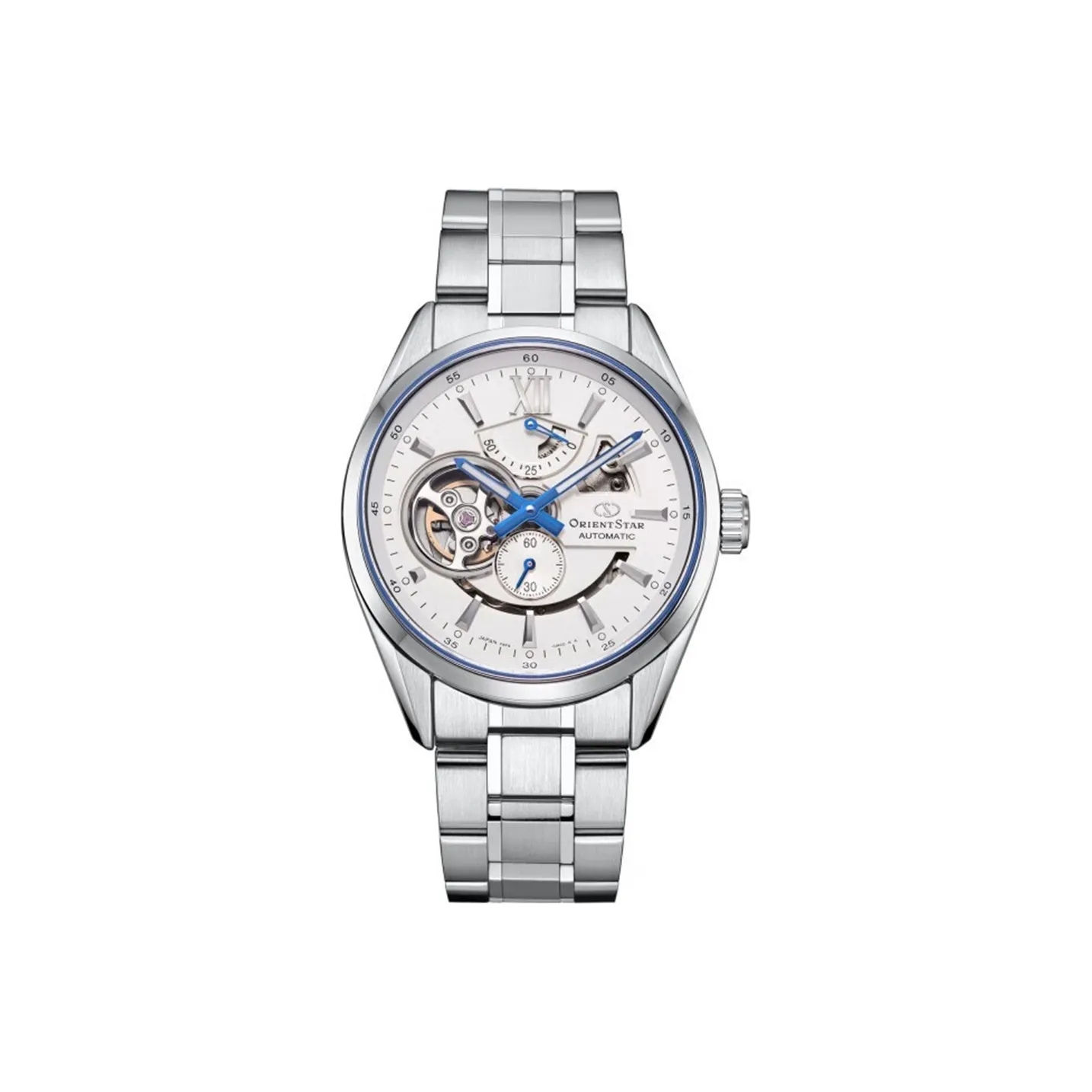 ORIENT STAR Automatic Mechanical Movement Stainless Steel Strap Watch Men's Watches White Dial RE DWAV0113S00B