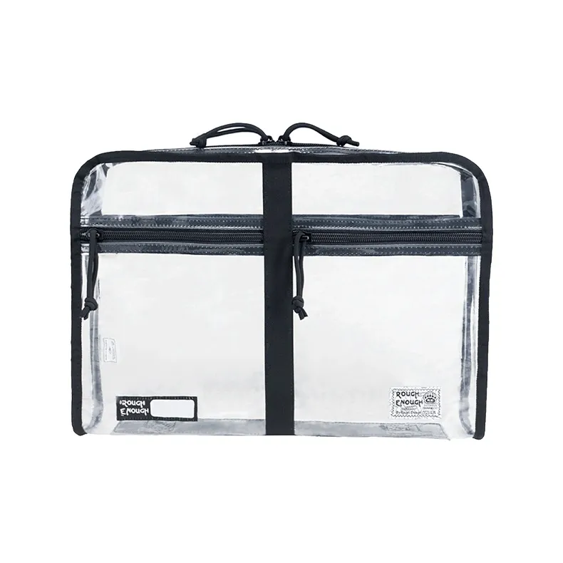 Сумка для хранения Rough Enough из ПВХ клатч среднего размера унисекс прозрачная