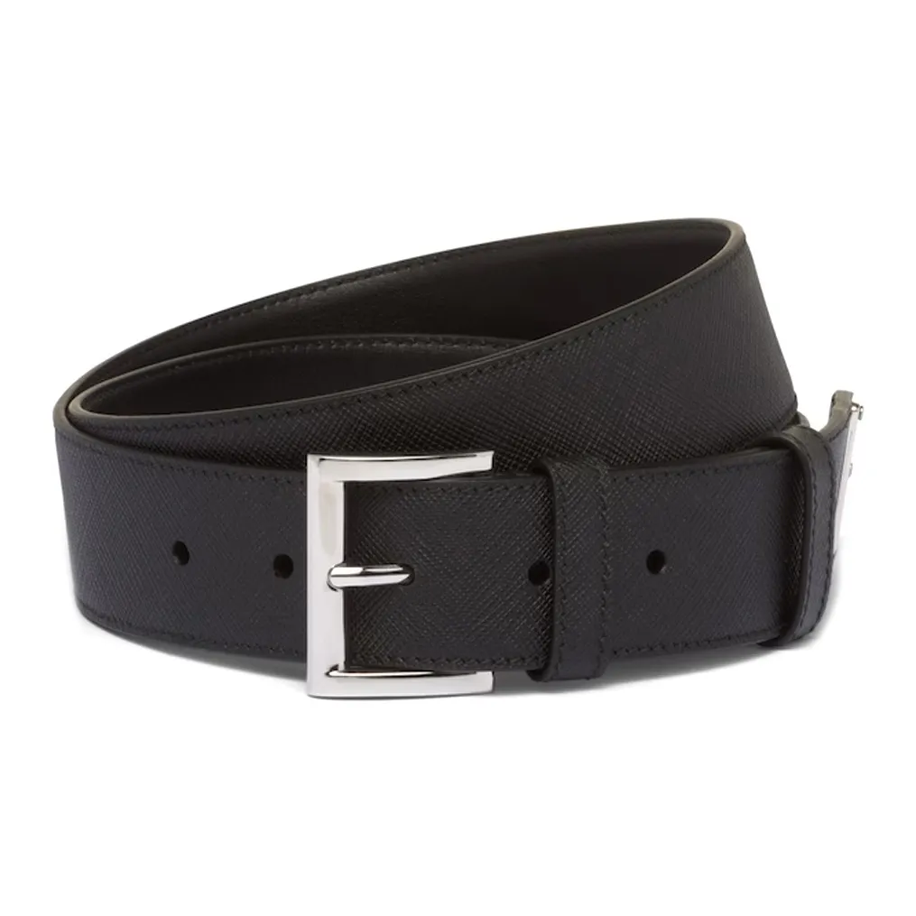 PRADA Saffiano Buckle Fastened Belt