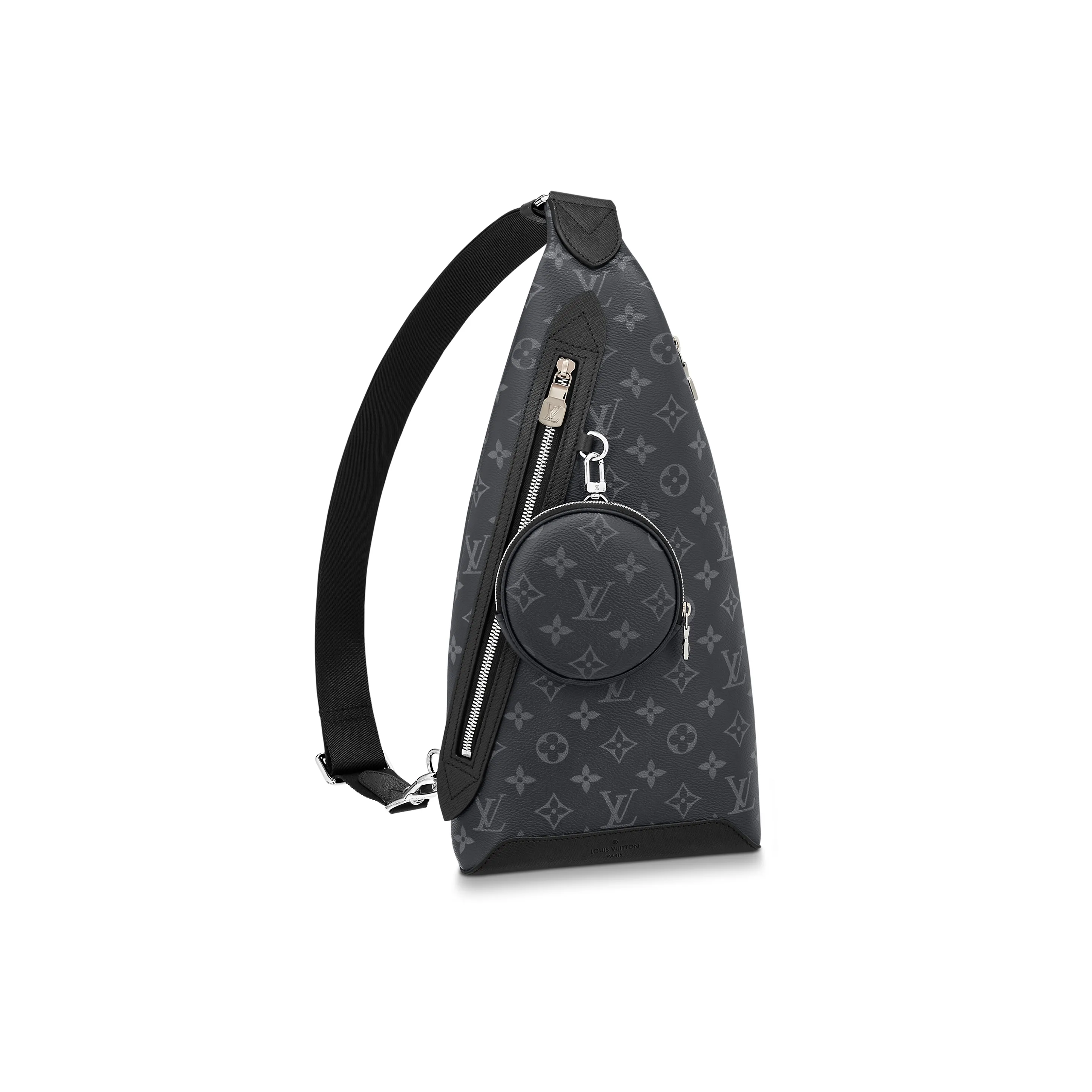 LOUIS VUITTON Duo Sling Bag Black