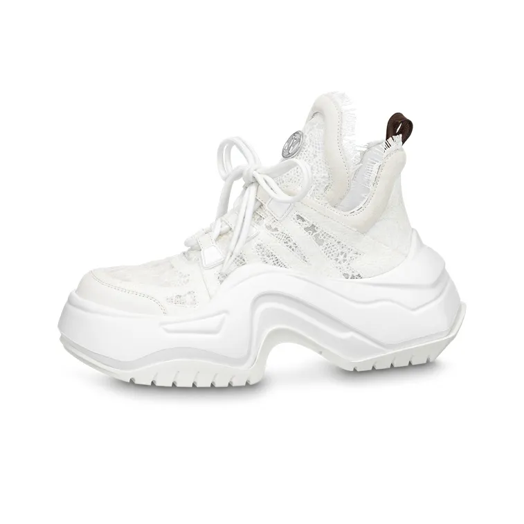 LOUIS VUITTON Archlight 2.0 Platform Sneakers 'White Lace' Women's