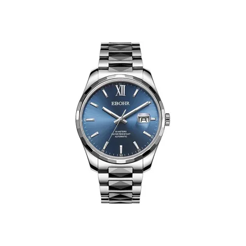 EBOHR Механические Мужские Часы Movement 42mm*42mm*10mm Синие