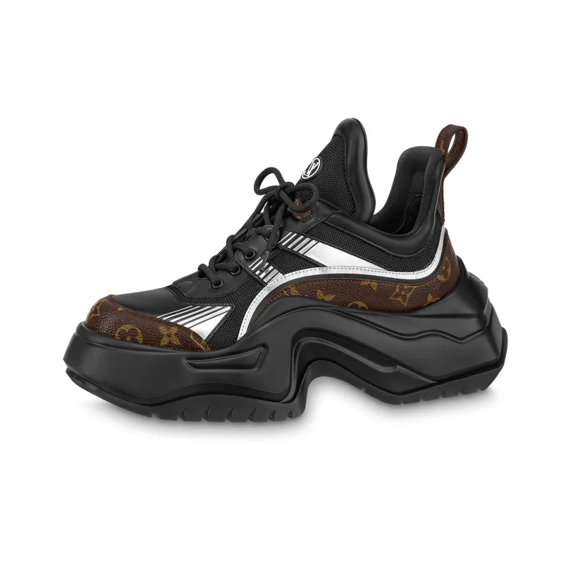 LOUIS VUITTON Archlight 2.0 Low Top Sports Casual Shoes Women's Black Brown