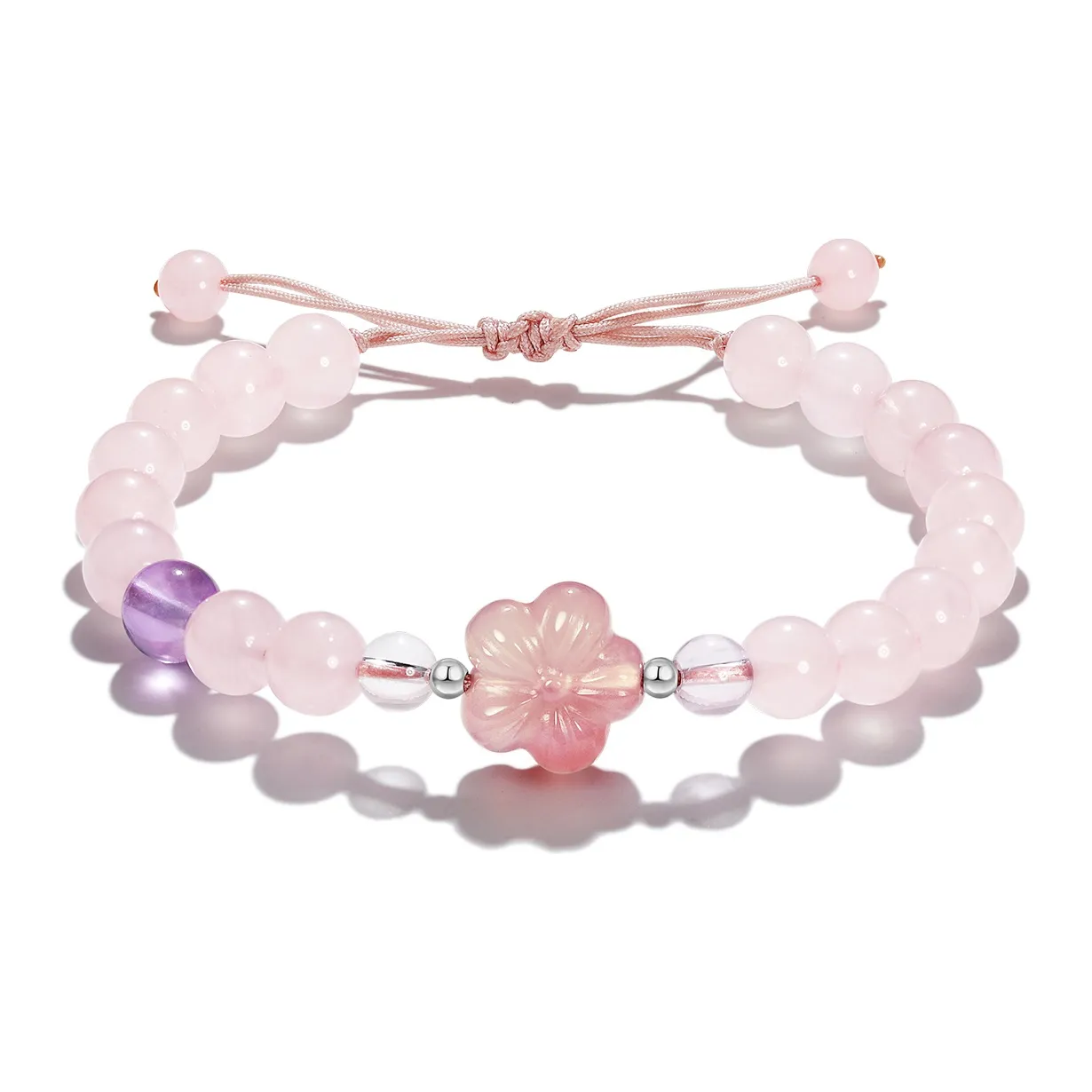 LEONAJ Агат Браслеты Розовый Женские