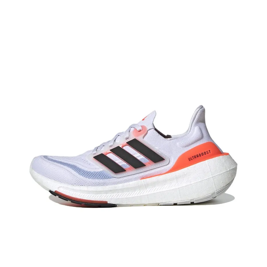 Adidas Ultra Boost Light White Black Solar Red Women's