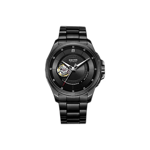 EBOHR Механический Movement Мужские часы Explorer Collection 43mm*43mm*43mm Черные