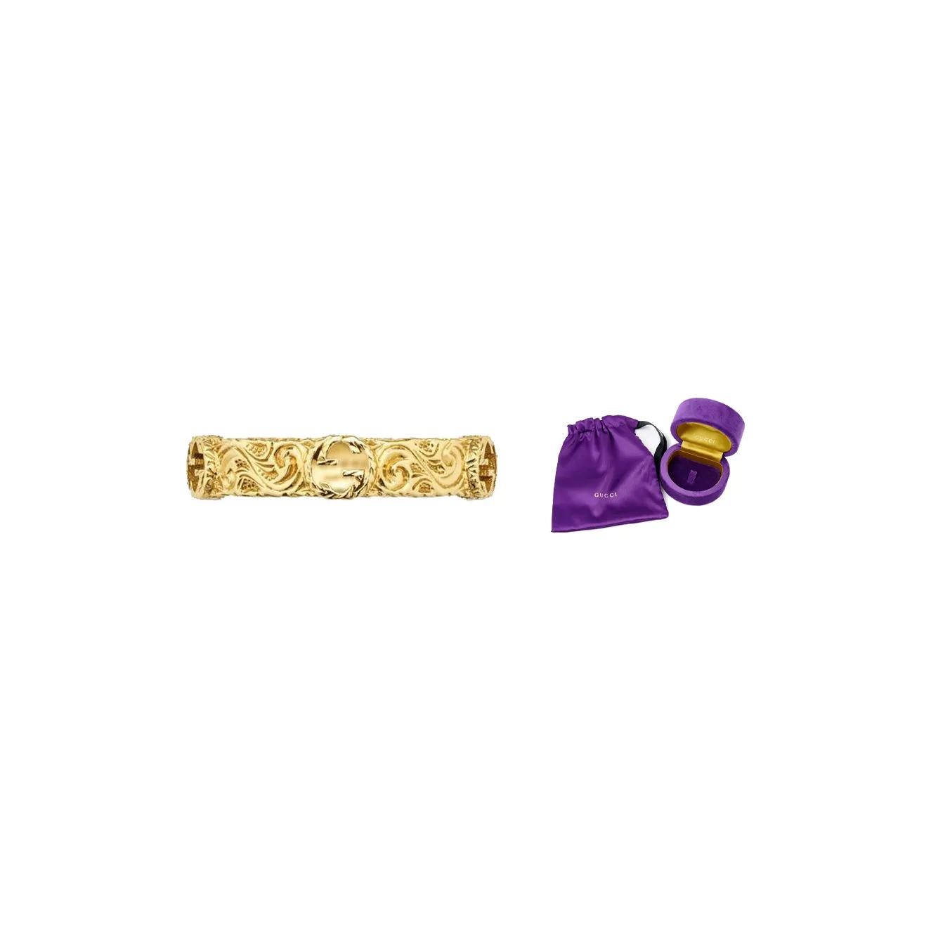 GUCCI GG Rings Unisex Gold