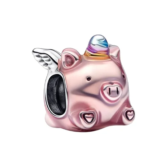 Pandora 925 Sterling Silver, Enamel Jewelry Accessories Women's Pink