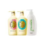 IT 캔 be leisurely shower 겔 550ml*2 (파우더 블루) + Huirun 그린 Field 샴푸 600ml
