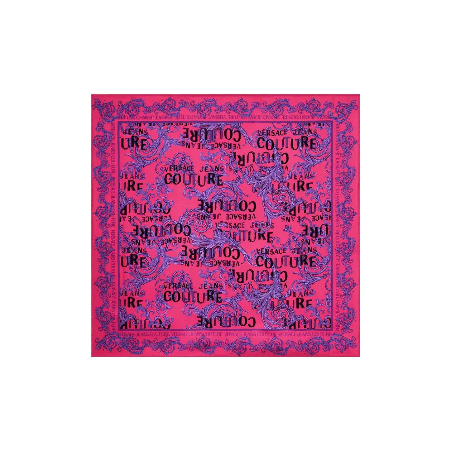 VERSACE JEANS COUTURE Silk Scarves Women's Pink