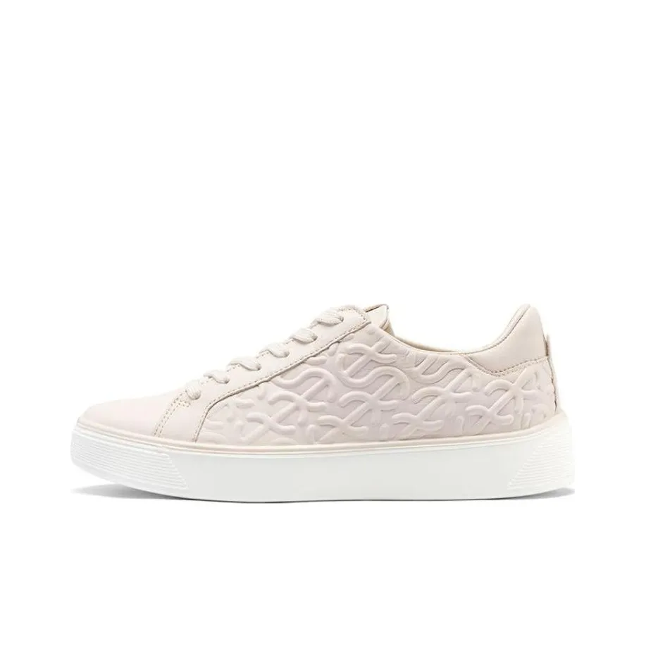 Ecco Street Fun Break Стильные Скейтбординги Женские Бежевый