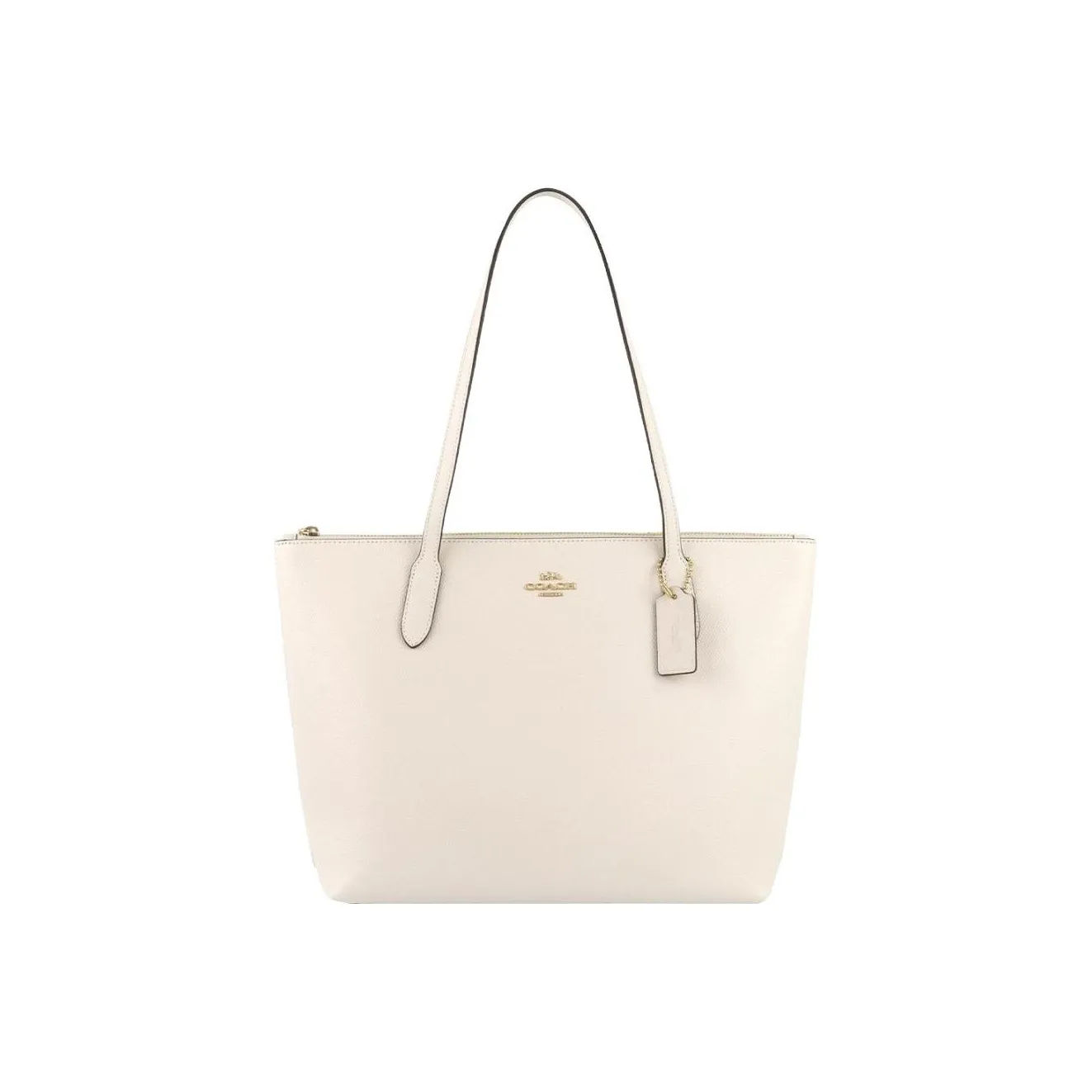COACH Leather Tote Bag, Shopping Bag, Handbag, Shoulder Bag Tubas Women's Pink White