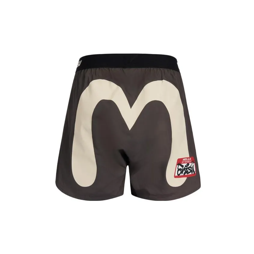 EVISU Boxer Shorts Men's 1 Pack Dark Gray