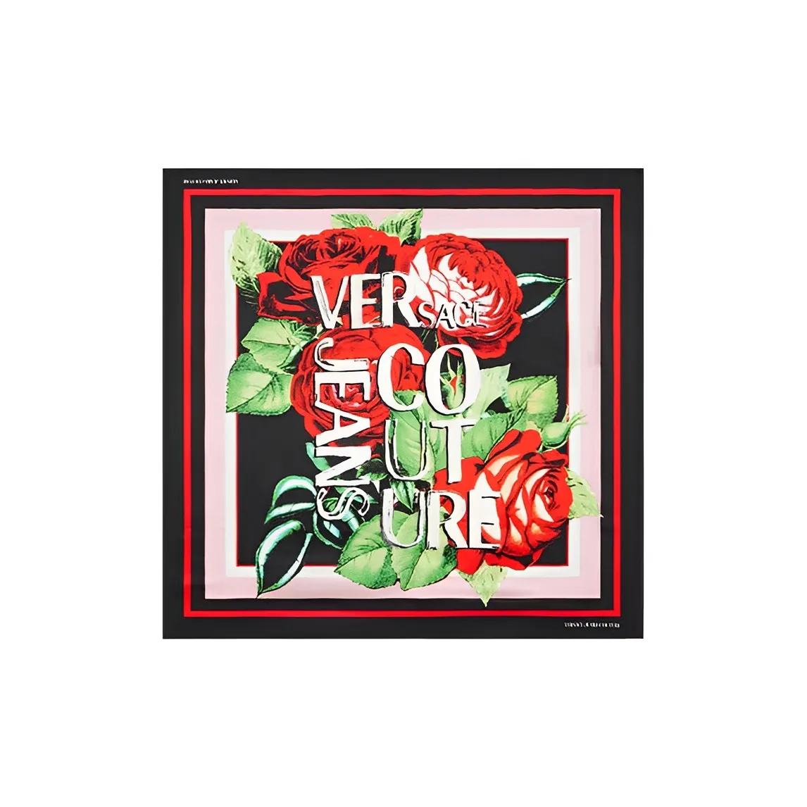 VERSACE JEANS COUTURE Silk Scarves Women's Black