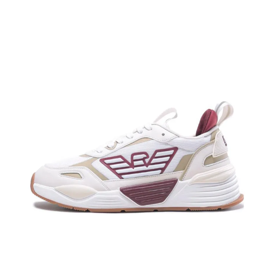 EMPORIO ARMANI EA7 Low Top Casual Shoes Unisex Ecru