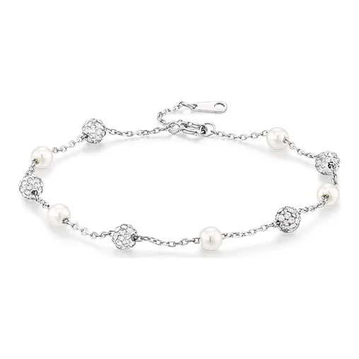 KADER S925 Silver Bracelets Women's Silver White, Goddess Exclusive Festival Box