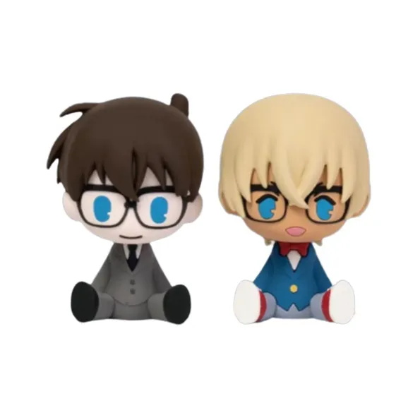 BANDAI Conan Edogawa Detective Conan Halloween's Bride B Reward, Conan Edogawa, Tooru Amuro Chibi Figures Black
