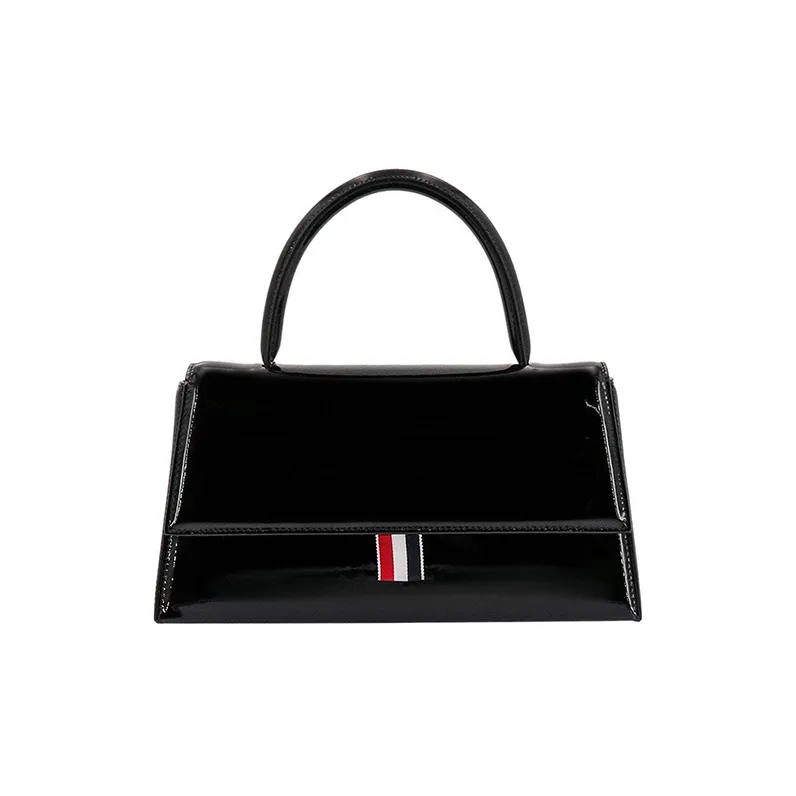 THOM BROWNE Signature Web Top Handle Bag