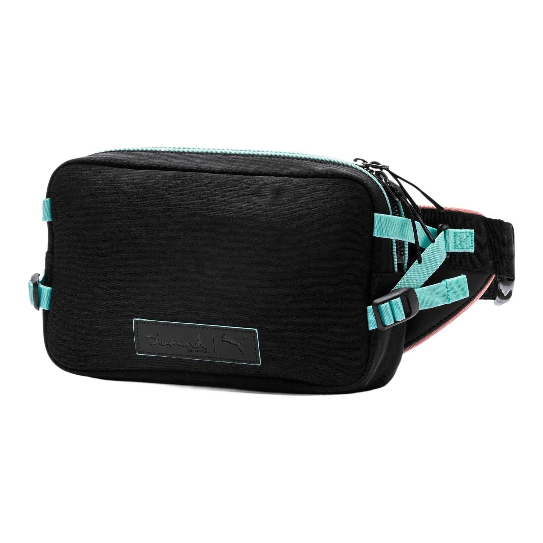 PUMA Diamond Supply Co Коллаборация Полиэстер Слинг-Сумка Сумка на пояс Сумка через плечо Стандартная Мужская Черная