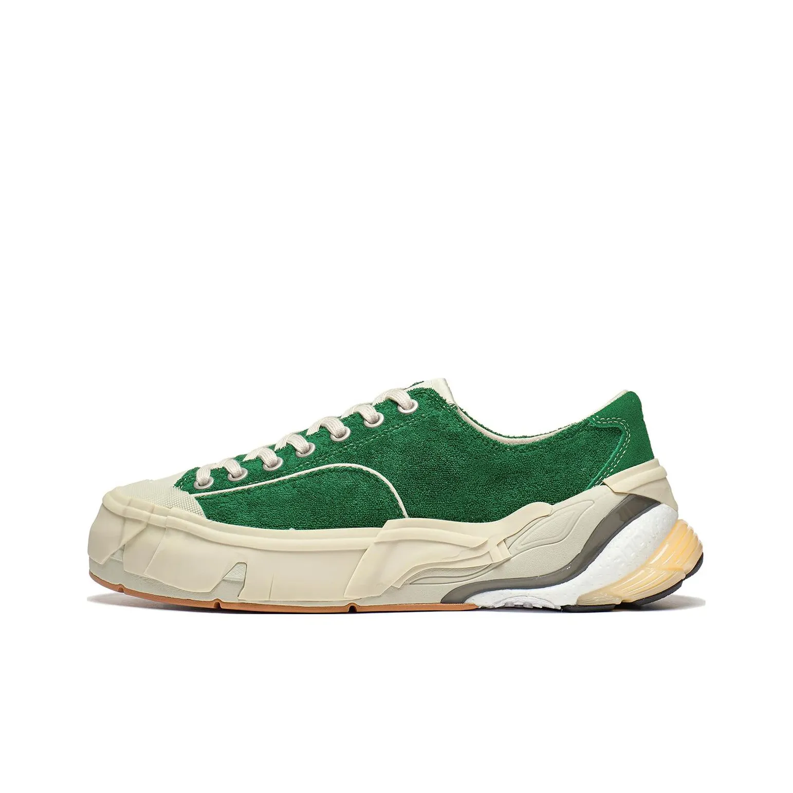 LiNing Wuji Slip-resistant Abrasion-resistant Low Top Спортивная повседневная обувь Мужская Cool Сосновый зеленый