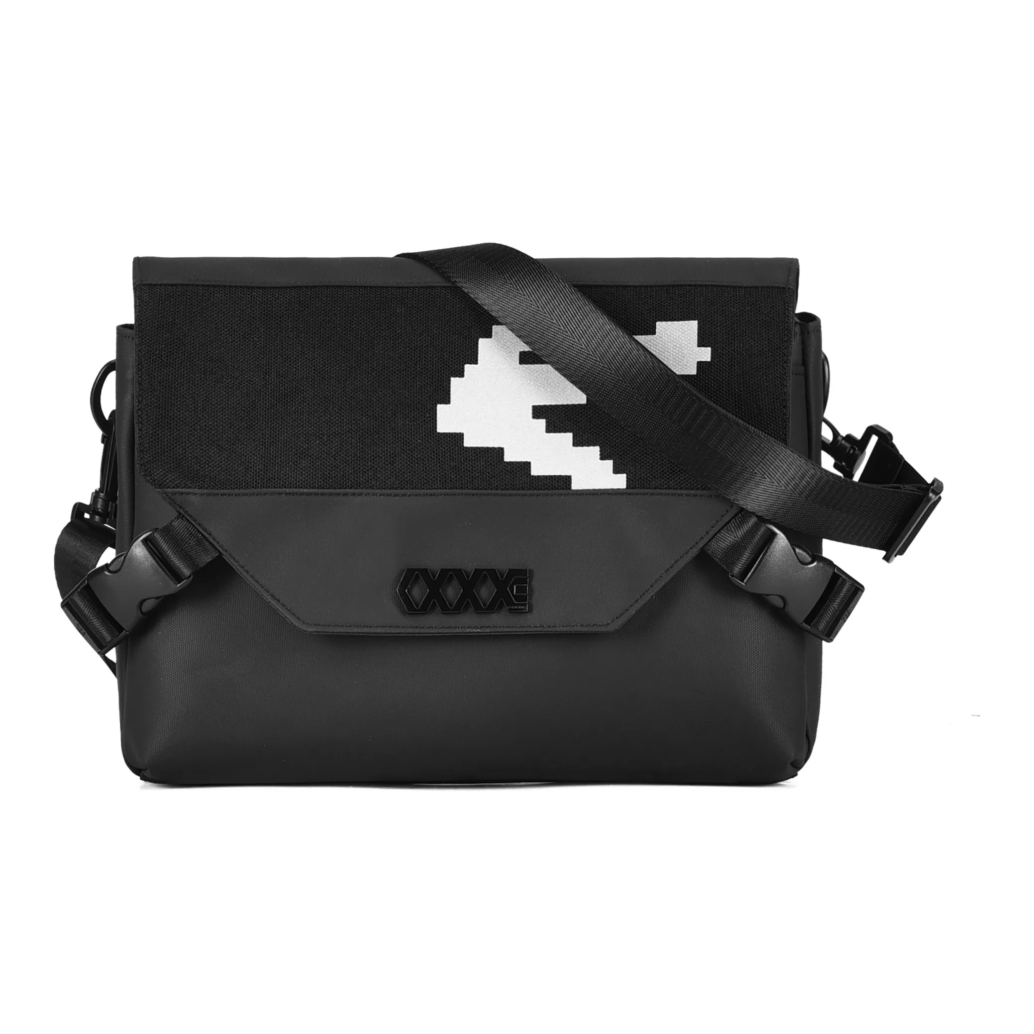 COEXISTENCE PVC Crossbody Bag Shoulder Bag Standard Unisex Black