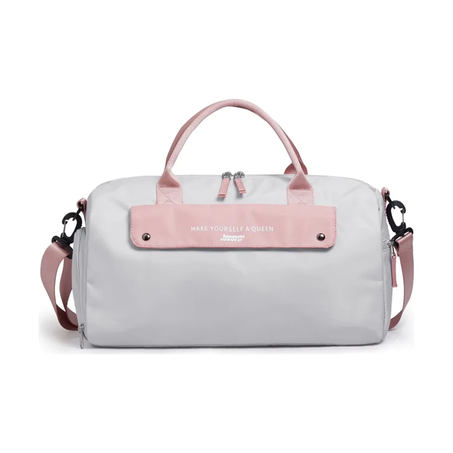 LOVERPUSS Нейлон Одно плечо Через плечо Спортивный зал Сумка Средняя Унисекс Серый Розовый