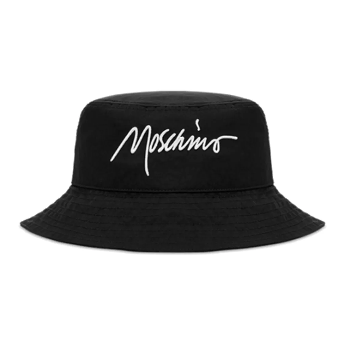 MOSCHINO Полиамид Шляпа ведра Черный Унисекс