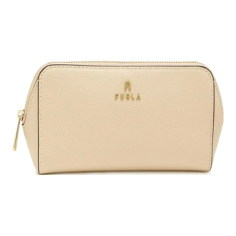 Furla Camelia M Logo Plaque Cosmetic Bag