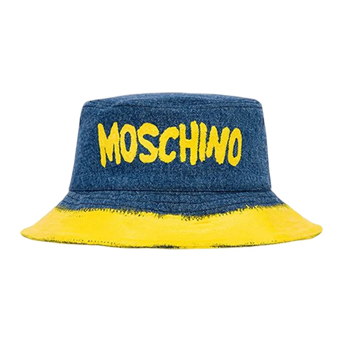 MOSCHINO Cotton Bucket Hats Синий Мужской