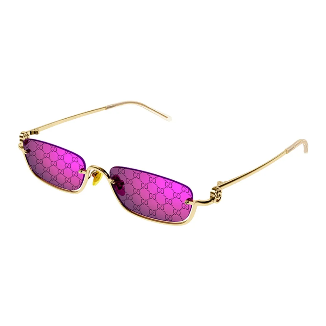 GUCCI Rectangular Frame Sunglasses