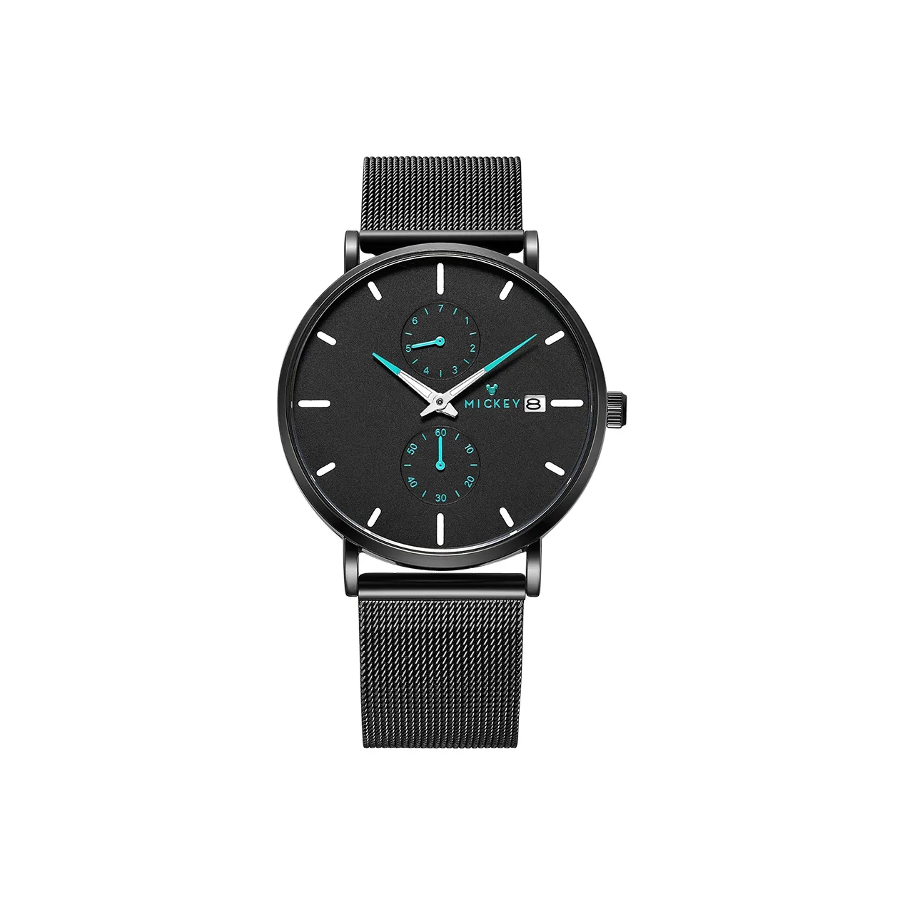 Коллекция Disney Кварцевый механизм Часы Мужские Черный циферблат MK 12062B4