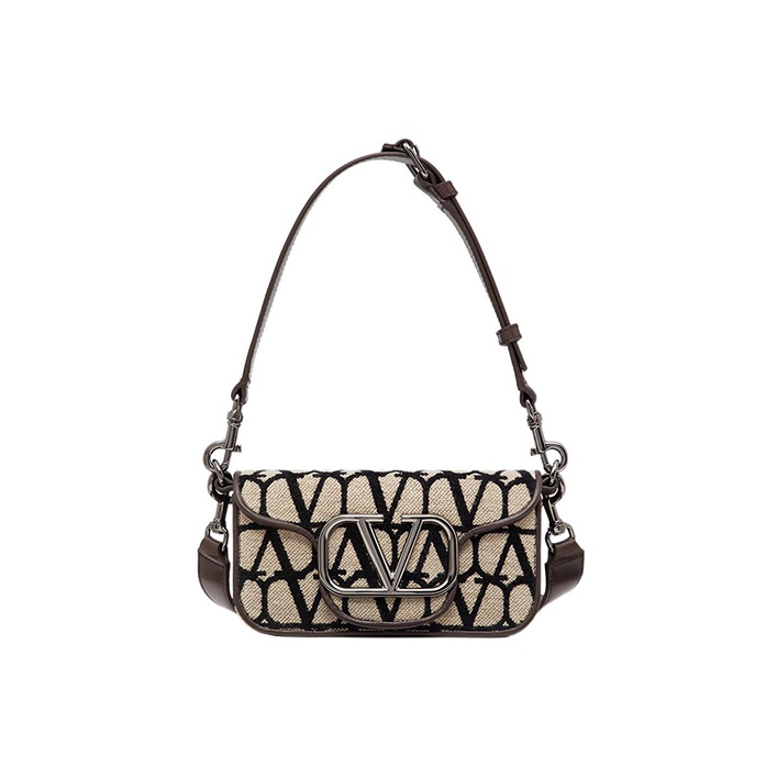 ショルダーバッグ・ポシェット VALENTINO FW25 Shoulder bags (7W2P0AS3MIC 0NO) Rockstud Small Shoulder Bag in Grained Calfskin Valentino