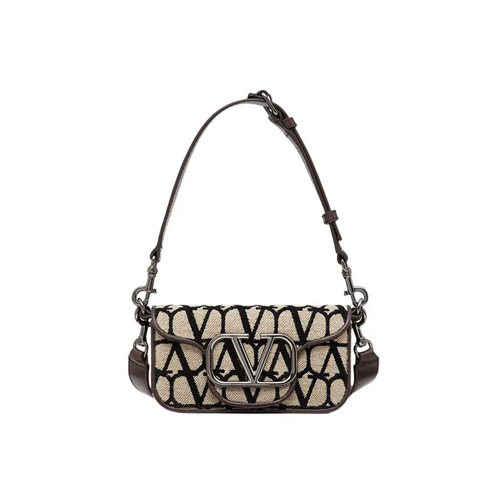 Valentino Sheepskin With Fabric Handbag, Shoulder Bag Men's
