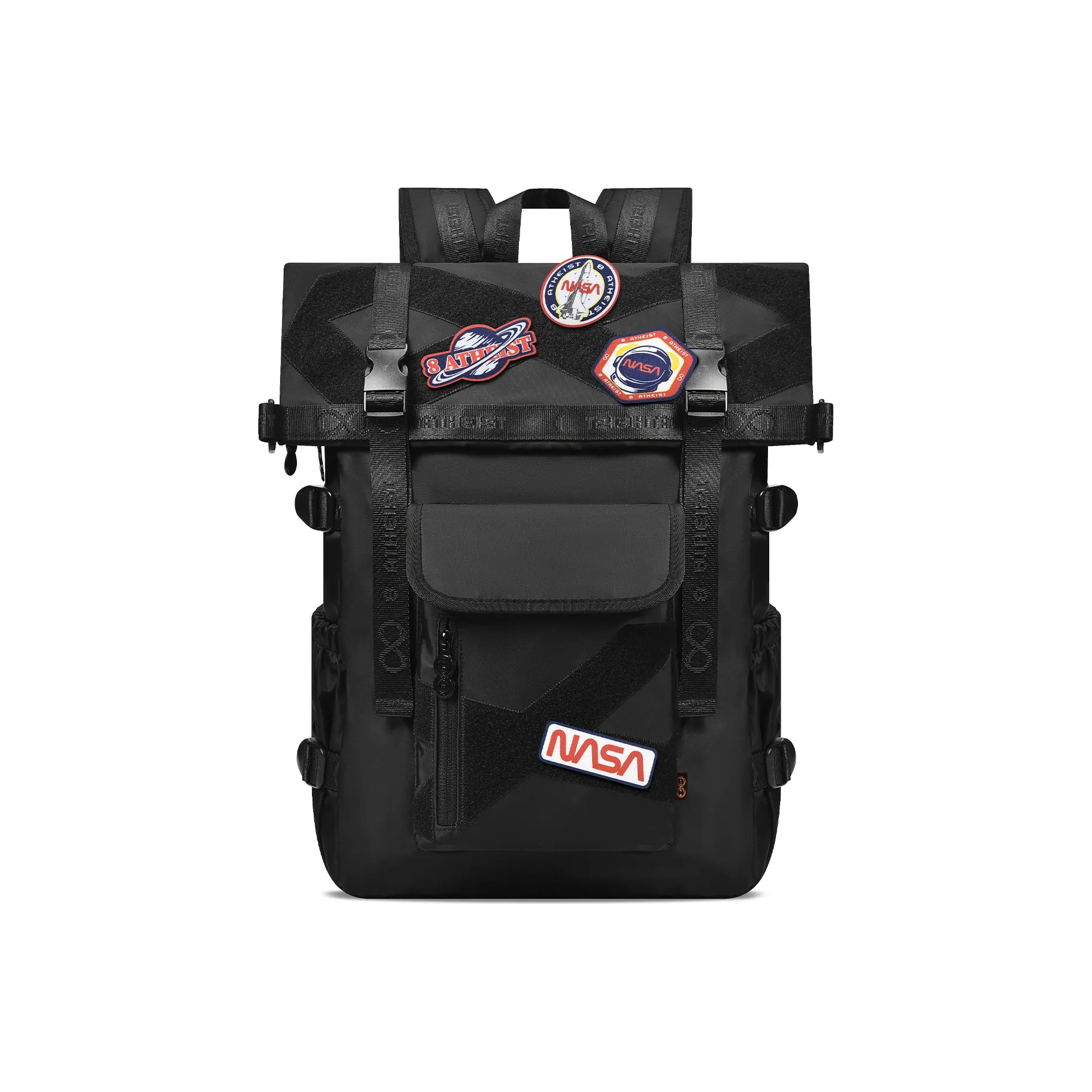 8atheist NASA Collaboration Polyester Backpack Tubas Unisex Black