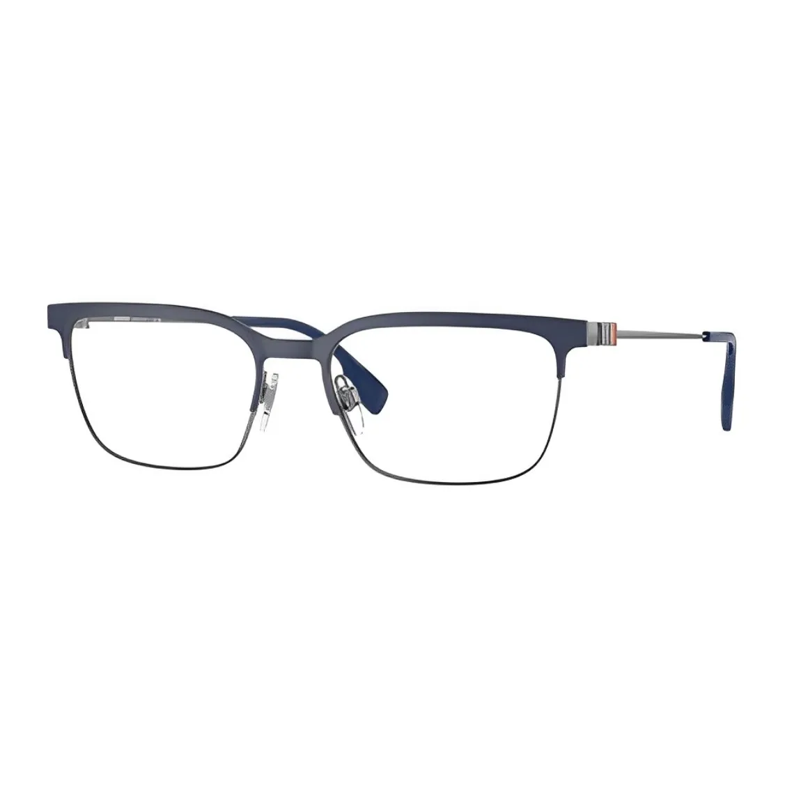 Burberry Alloy Square Eyeglass Frames Unisex