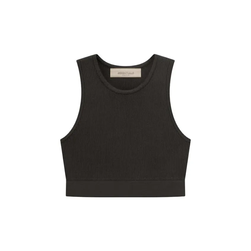 Fear of God Essentials SS23 Светло-черные Женские Майки