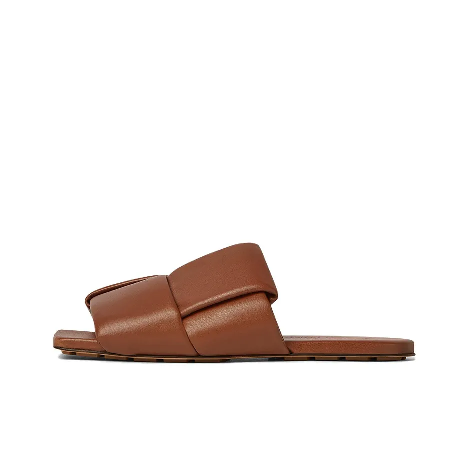 Bottega Veneta Padded Slide Slippers Men Brown