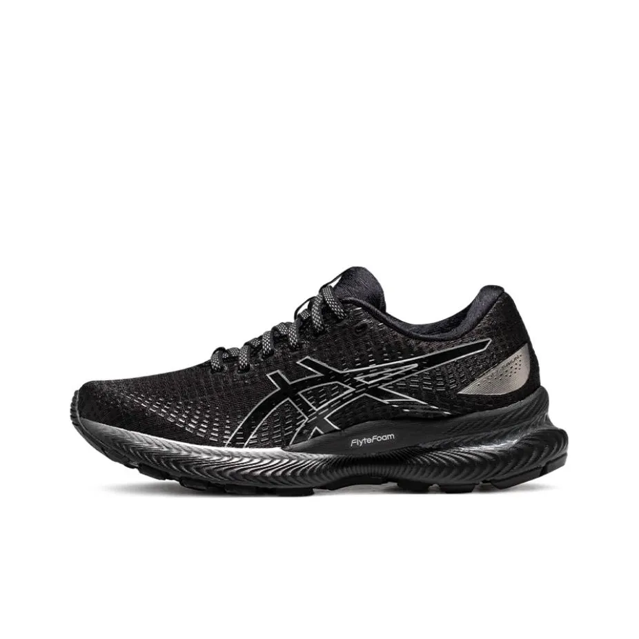 Asics Гель SAIUN Low Топ Беговые кроссовки Женские Черный