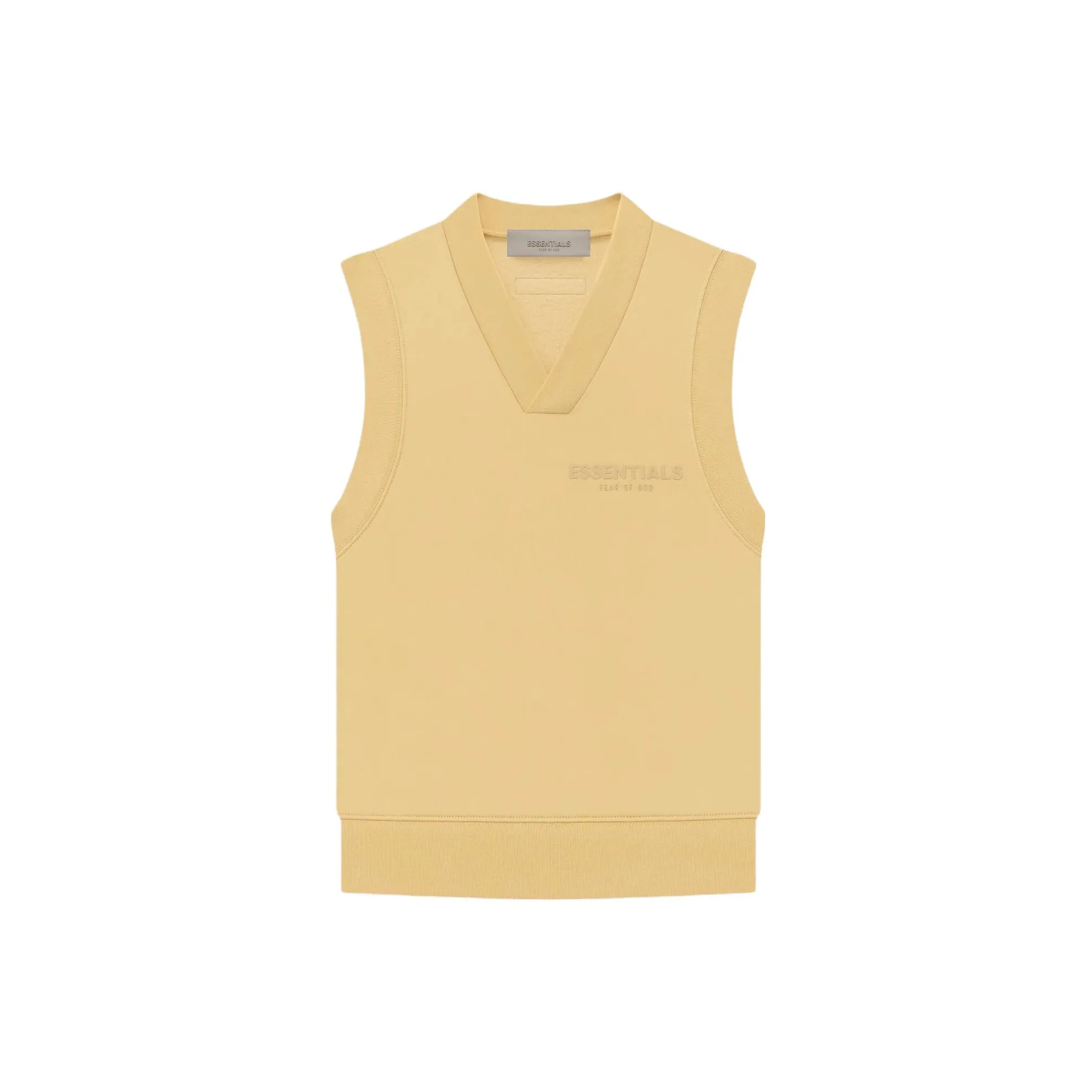 Fear Of God Essentials Pullover V Neck Vest 'Light Tuscan'