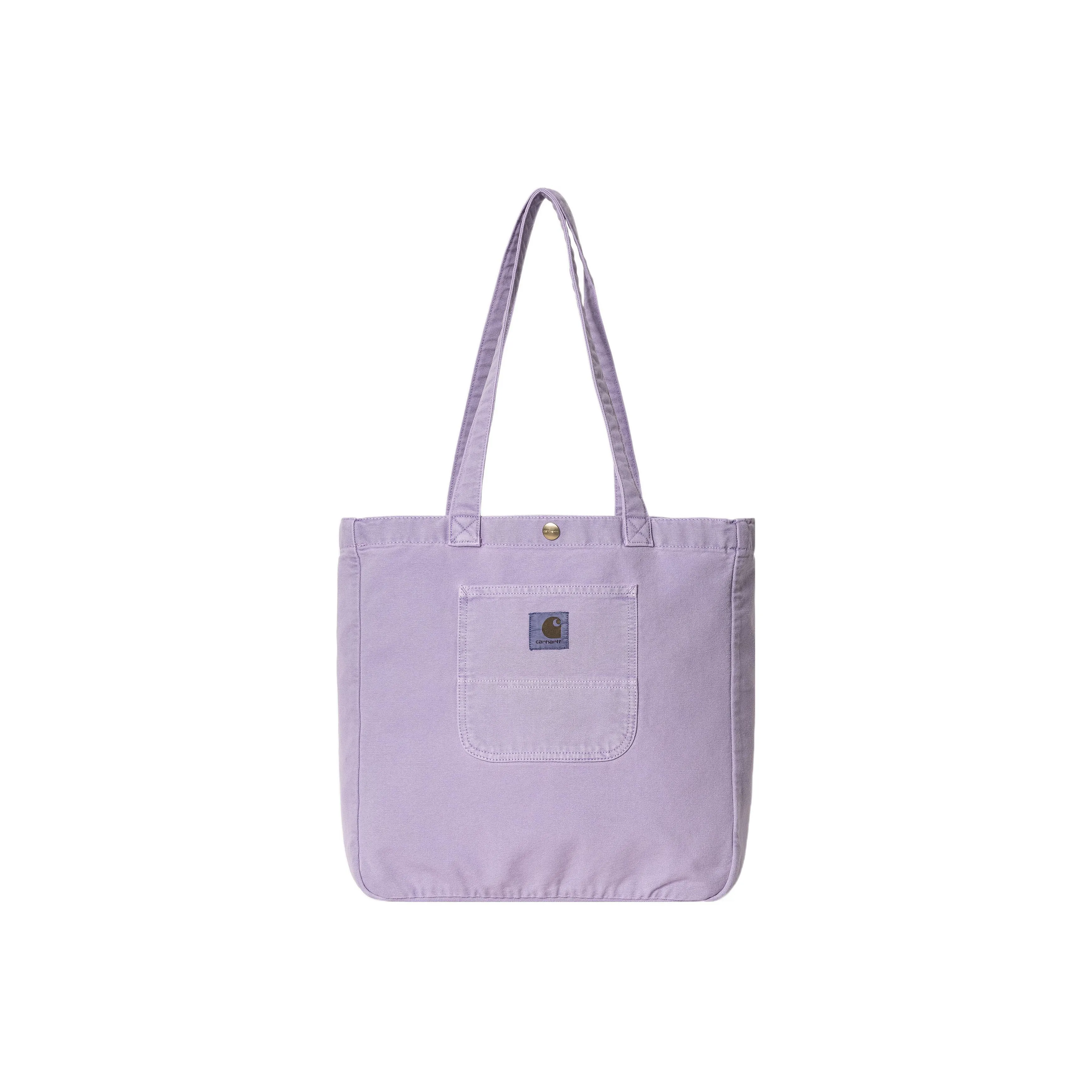 Carhartt WIP Organic Cotton Canvas Bag, Tote Bag, Shopping Bag, Shoulder Bag, print Regular Men's Purple/Taro Purple