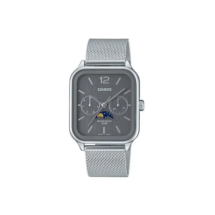CASIO Standard Series Кварцевый механизм нержавеющая сталь ремешок мужские часы серый циферблат