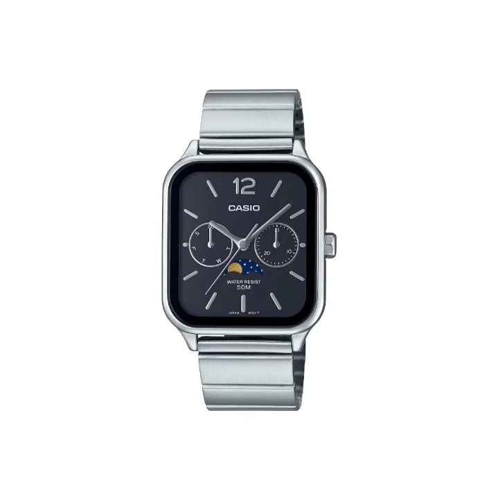 CASIO Standard Series Кварцевый механизм нержавеющая сталь ремешок мужские часы черный циферблат