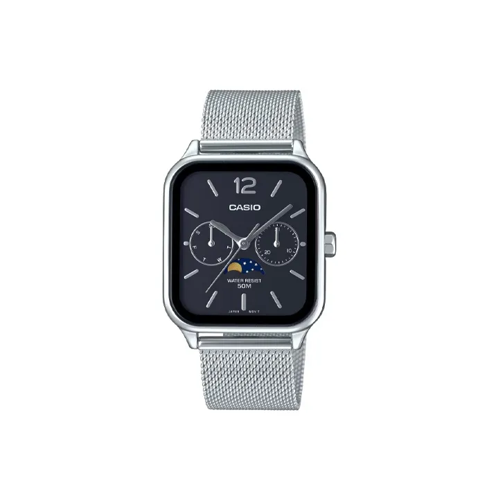 CASIO Standard Series Кварцевый механизм нержавеющая сталь ремешок мужские часы черный циферблат