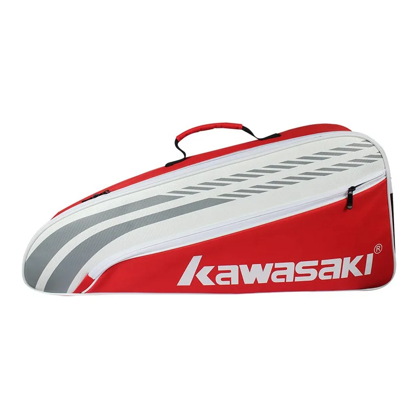 Kawasaki Бадминтон Ракетки Сумки Hold 3 Упаковки Модный Тренд Плечевая Сумка Красная Унисекс Защита от Солнца Термическая