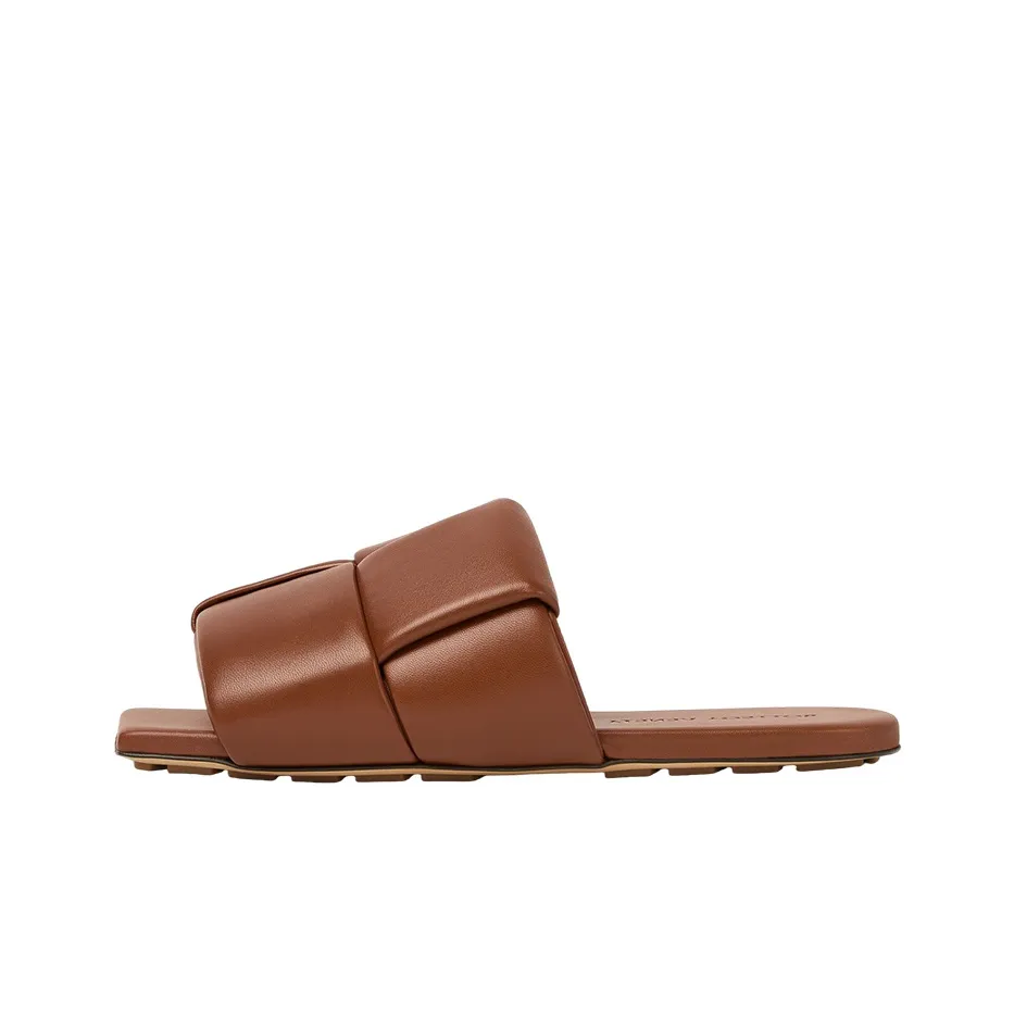 Bottega Veneta Padded Slide Slippers Women's Brown