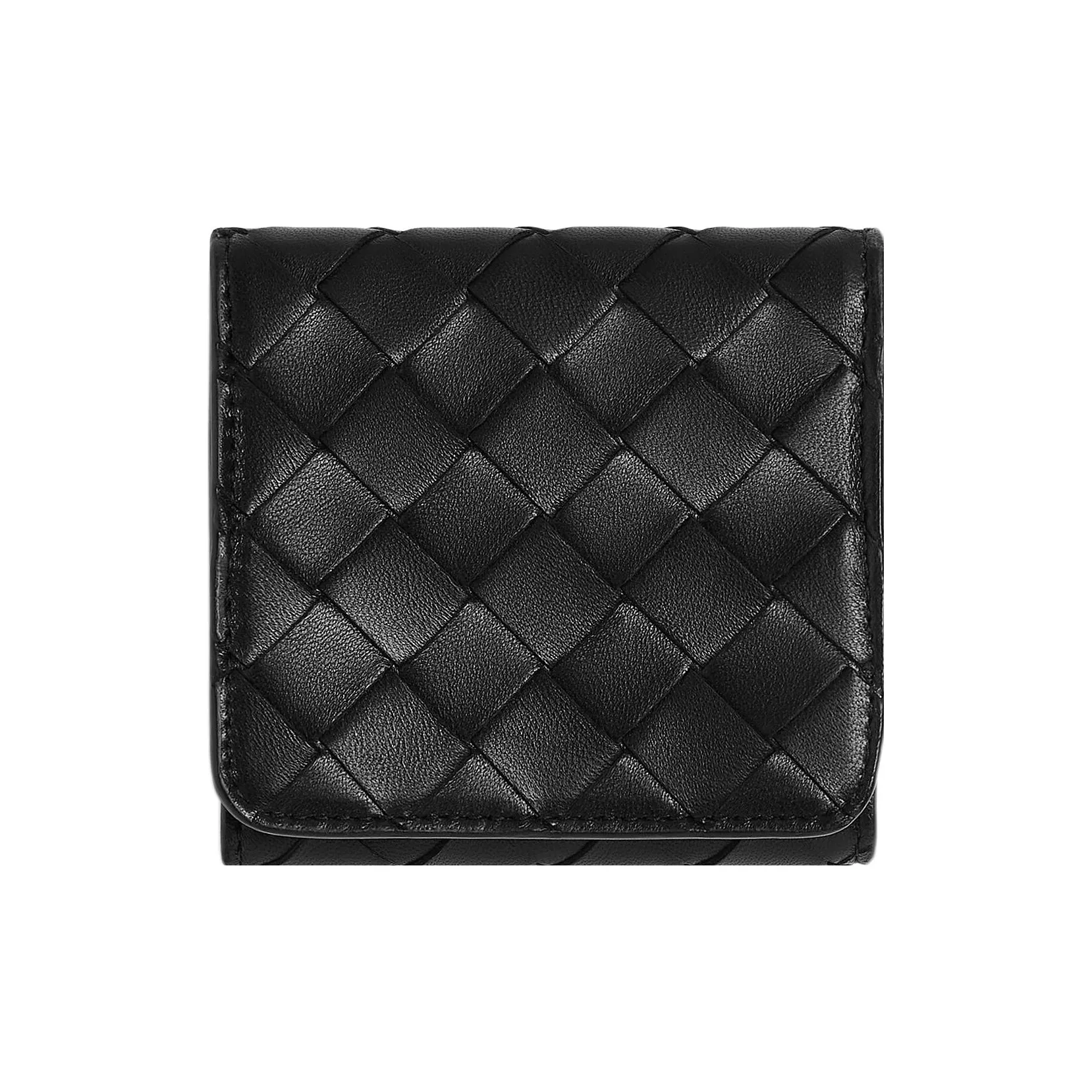 Bottega Veneta Lambskin Wallet Women's Black