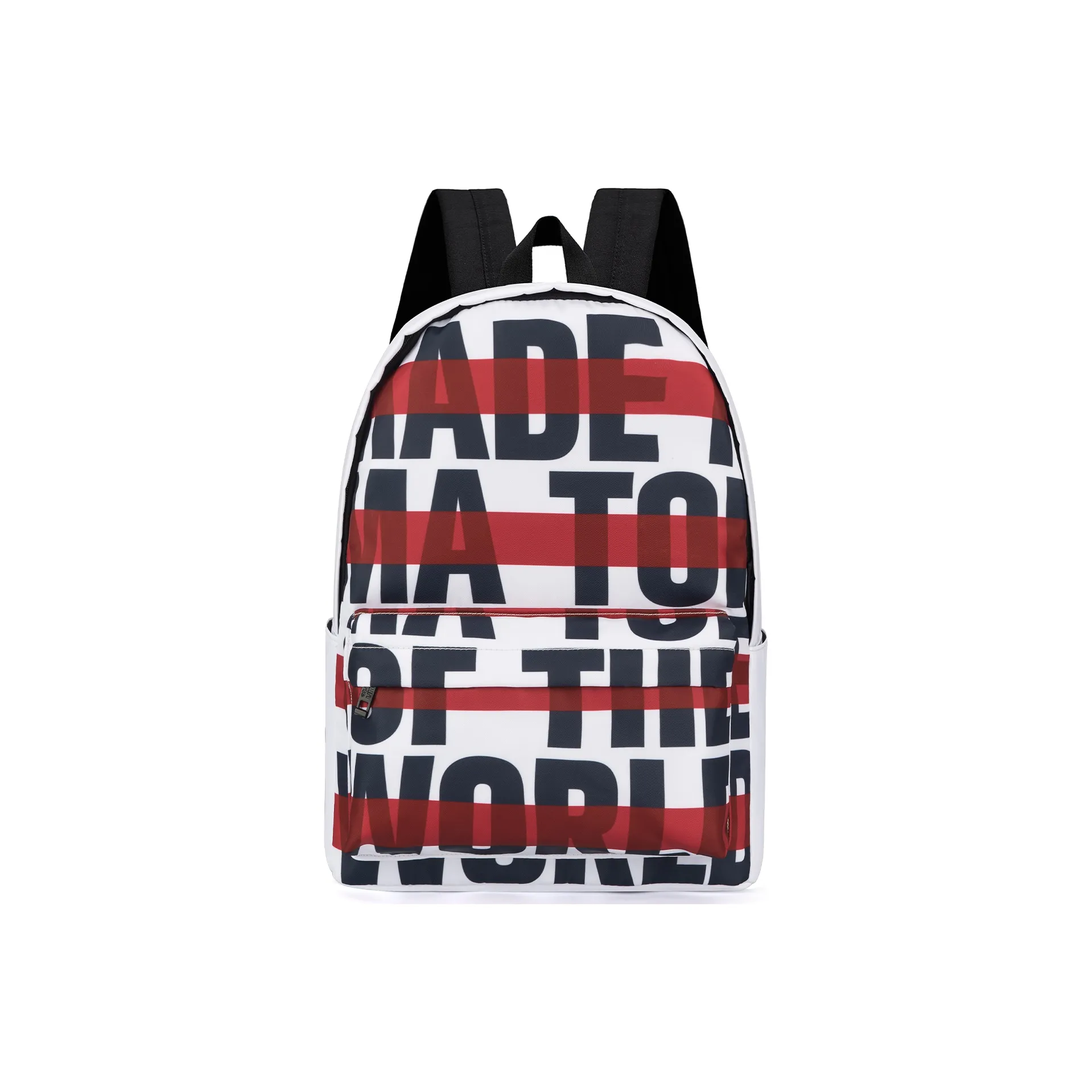 ONRF SOUNDBYTE Collaboration Polyester Water Repellent Backpack Medium Size Unisex White