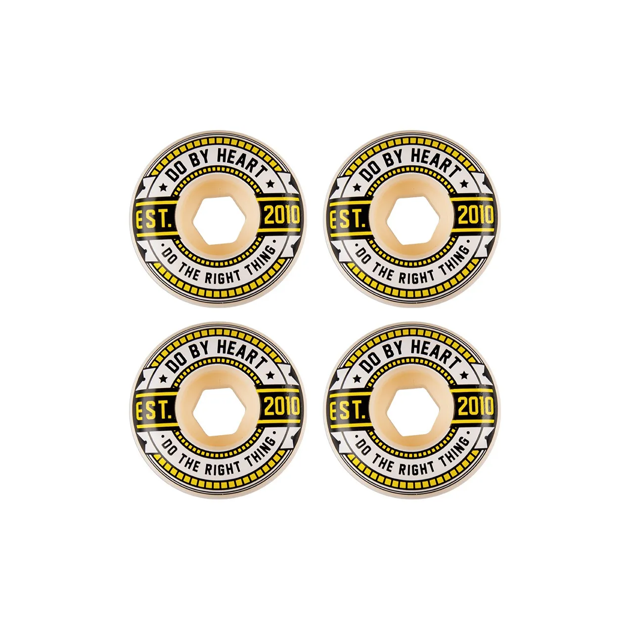 DBH Skateboard Wheels Double Kick Skateboard Set