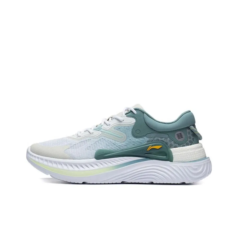 Лайнер LITE противоскользящий устойчивый к истиранию дышащий низкий топ спортивная повседневная обувь мужской белый зеленый